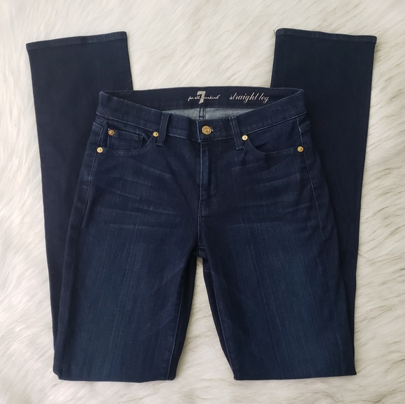 7 For All Mankind Denim - 7 For All Mankind Straight Leg Jeans